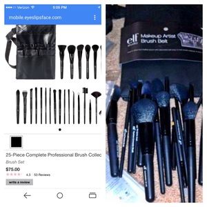 Makeup brushes