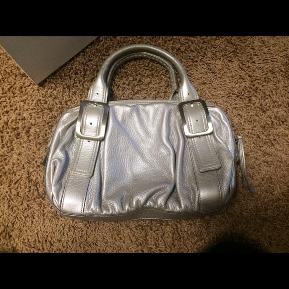Authentic Silver/Grey Cole Haan handbag - Picture 2 of 4