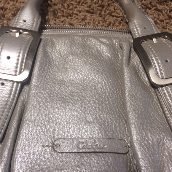Authentic Silver/Grey Cole Haan handbag - Picture 3 of 4
