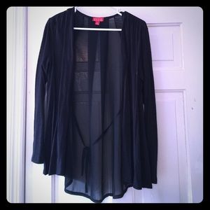 Elle black cardigan