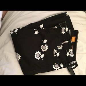 Anthropologie brand flower print denim