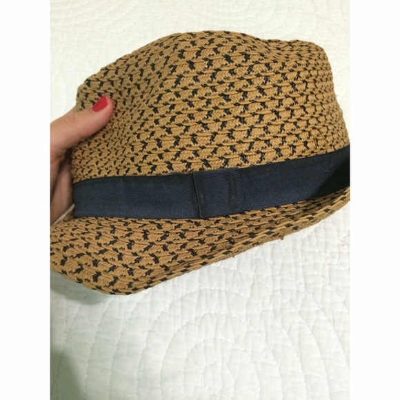 Black and brown fedora