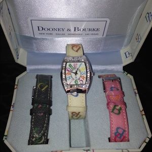Authentic 💯 Dooney & Bourke watch set