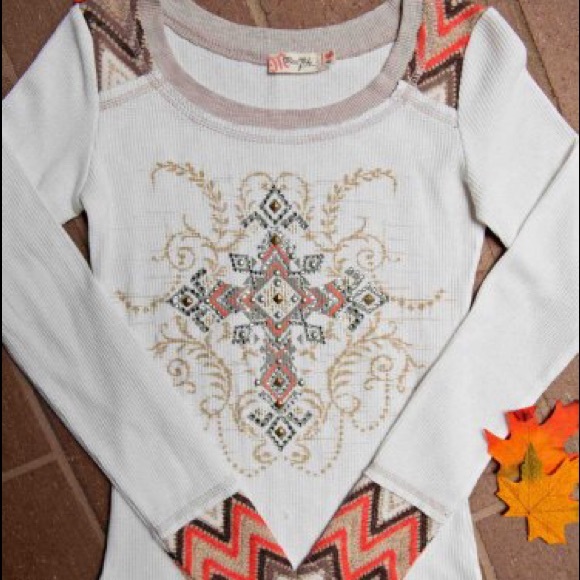 Miss Me Cuff Thermal shirt - Picture 2 of 4