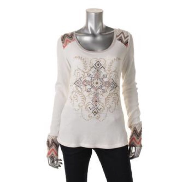 Miss Me Cuff Thermal shirt - Picture 4 of 4