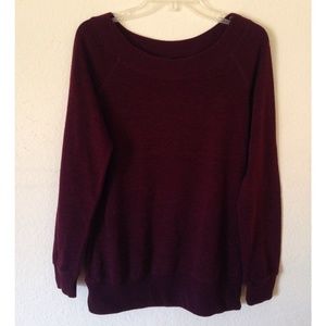 Burgundy Sweater