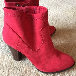 Forever 21 red booties.