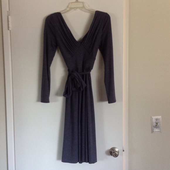 MAX AND CLEO grey jersey dress size XS