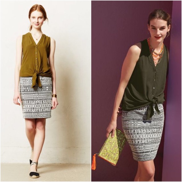 Marauta Pencil Skirt - Anthropologie