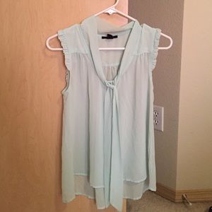 Light mint green F21 top
