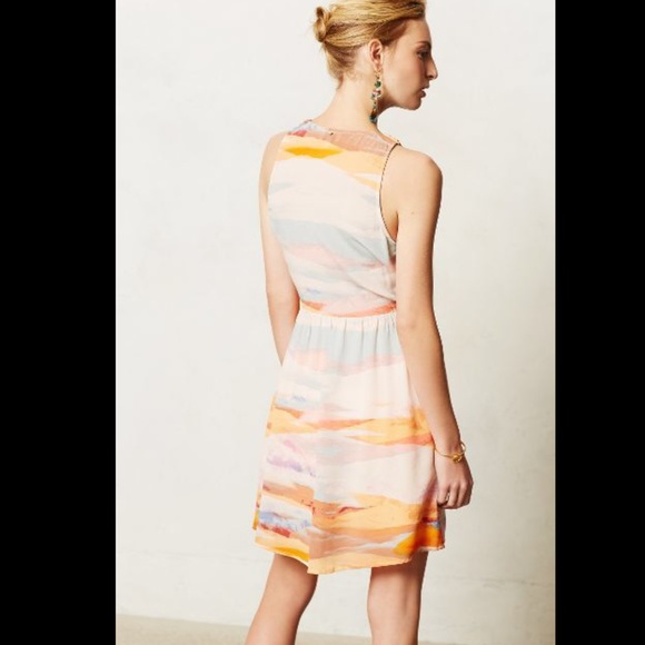 💜bundled Anthropologie watercolor dress - Picture 3 of 4