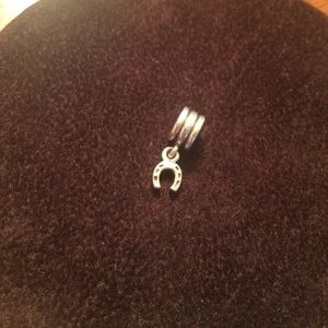 Horseshoe pandora charm