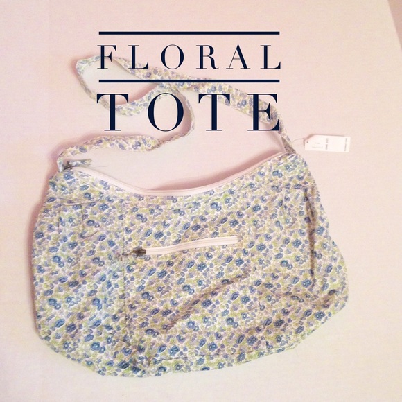 Floral Print Tote