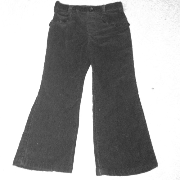 Girls 3T Faded Glory black velveteen pants.