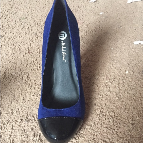 Michael Antonio royal blue heels