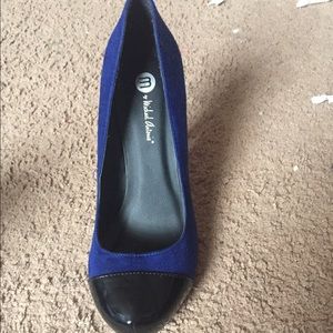 Michael Antonio royal blue heels
