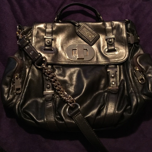 Badgley Mischka bronze handbag