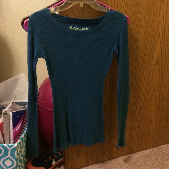 Basic blue long sleeve