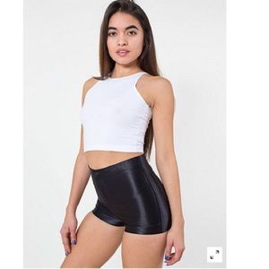 American Apparel Disco Shorts || Black
