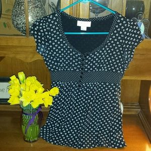 REDUCED! Black and white Top