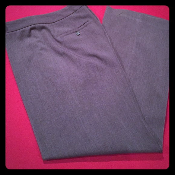 Charcoal Grey Anne Klein Trousers