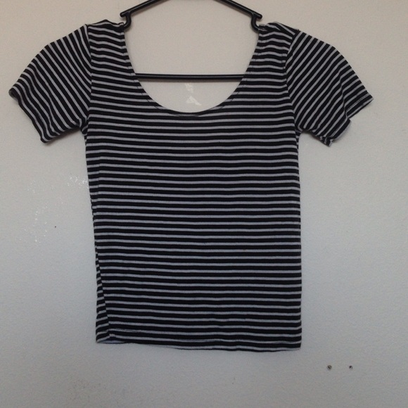Stripe crop top