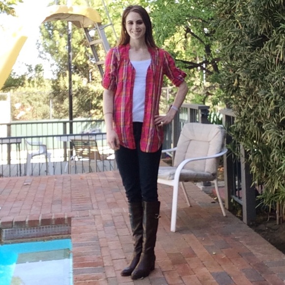 Pink Lightweight Flannel - Picture 2 of 4