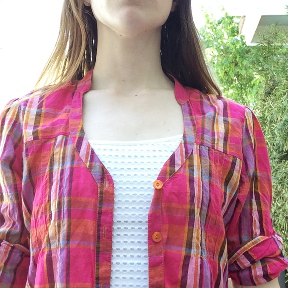 Pink Lightweight Flannel - Picture 4 of 4