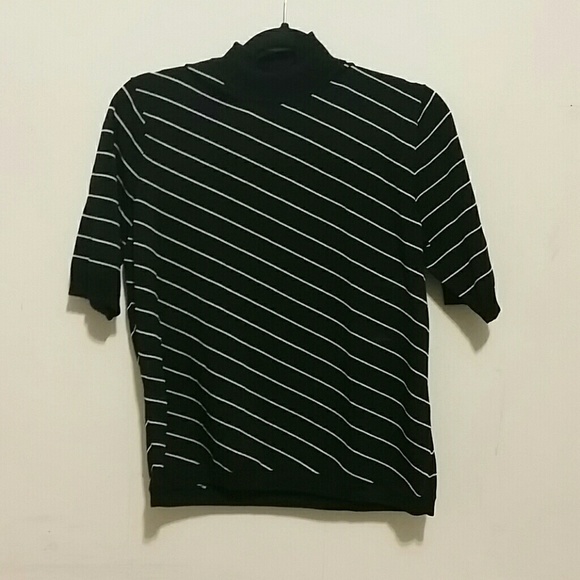 Ann Taylor Stripped Turtle Neck