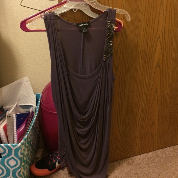 Fancy purple top from Wet Seal