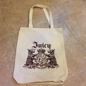 Juicy Couture Beige Tote Bag