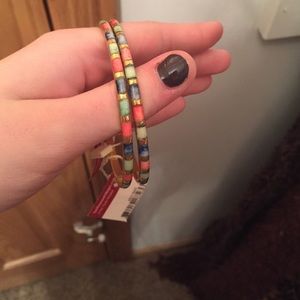 Colorful bracelets, brand new, never worn