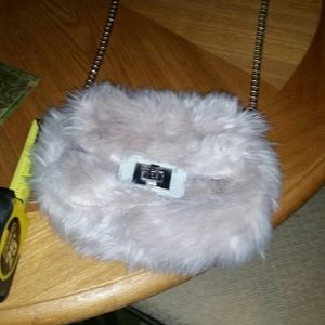 H&M faux fur bag