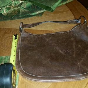 Distressed leather look  purse