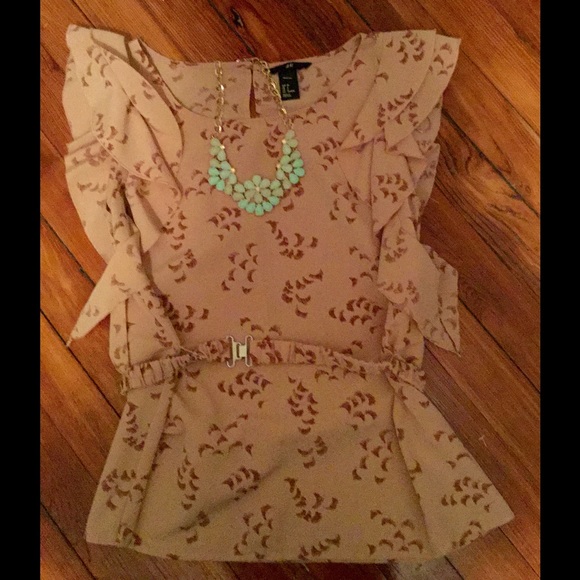 H&M peach top 💖