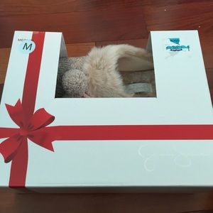 Jessica Simpson pink and grey slippers