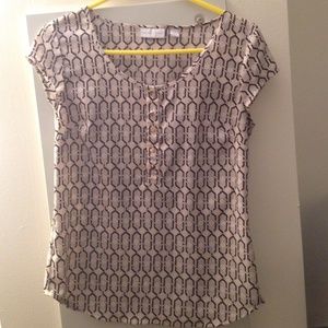 Patterned blouse, excellent condition! XS