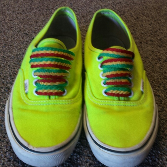 Neon Yellow Vans