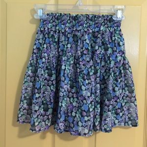 H&M (S/4) Floral skirt