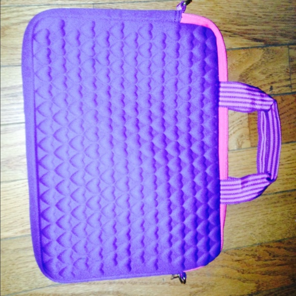 Purple Heart Mac book pro case