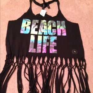 Beach life crop top