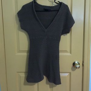 Calvin Klein (S) Olive v-neck sweater dress