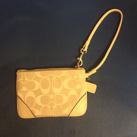 Coach Clutches & Wallets - New! Coach signature wristlet!