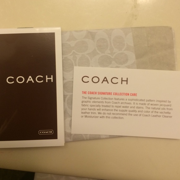 New! Coach signature wristlet! - Picture 2 of 3