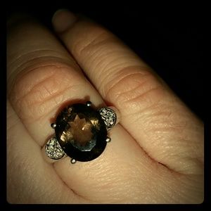 Smokey Topaz Ring