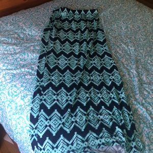 Tribal maxi skirt