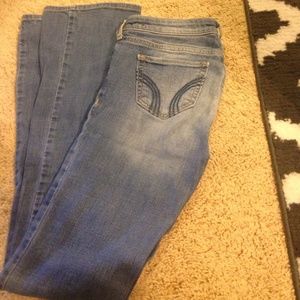 Light wash Hollister boot cut jeans