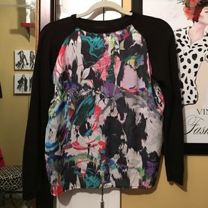 Topshop sweater/chiffon top