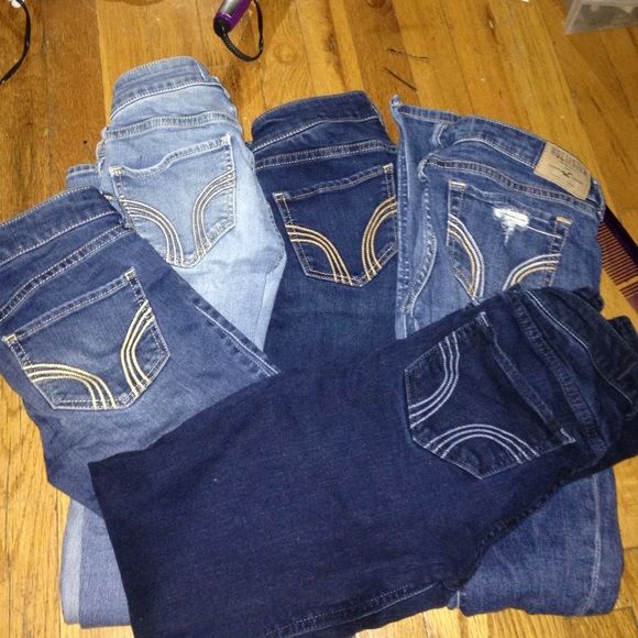 Hollister Denim - size 00 hollister low rise jeans bundle
