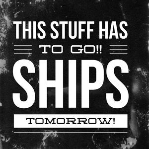 Ships tomorrow'